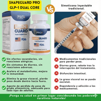 SHAPEGUARD PRO GLP 1 DUAL CORE - ADIÓS GRASA Y SOBREPESO, + SALUD INTESTINAL